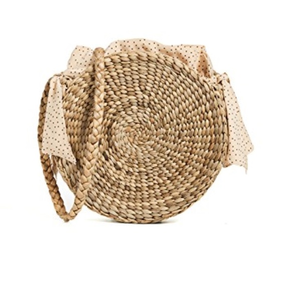 Faithfull the Brand Handbags - Faithfull the Brand Round Straw Shelby Bag